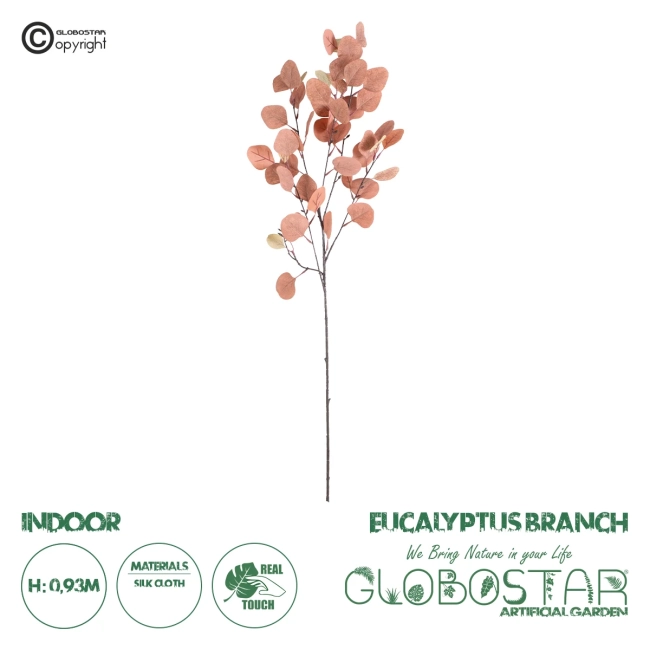 Artificial Garden EUCALYPTUS BRANCH 20257 Τεχνητό Διακοσμητικό Κλαδί Ευκάλυπτου Π27 x Υ93cm
