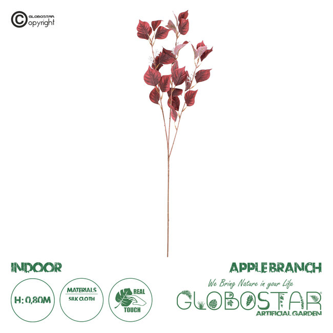 Artificial Garden APPLE BRANCH 20262 Τεχνητό Διακοσμητικό Κλαδί Μηλιάς Π25 x Υ80cm
