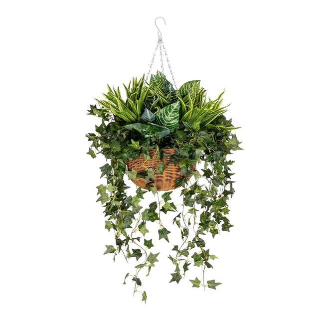 Artificial Garden VARIOUS HANGING PLANT 20623 Τεχνητό Κρεμαστό Διακοσμητικό Φυτό Φτέρης Π60 x Μ60 x Y70cm