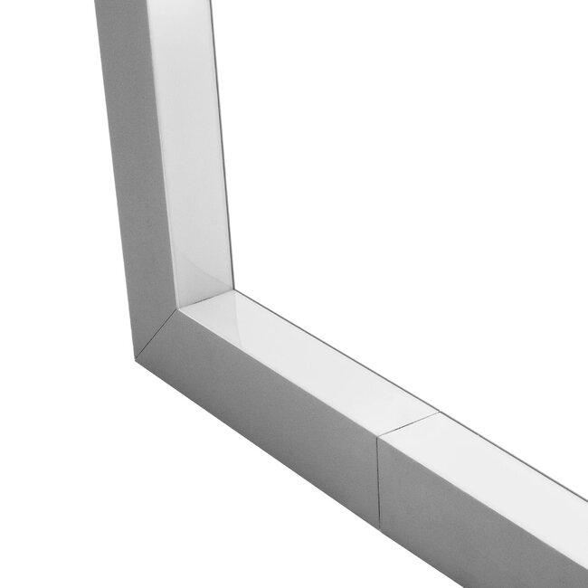 ALP-CORNER-IN90 BRIGHTRAIL 61782 Επιφανειακό / Κρεμαστό Προφίλ Αλουμινίου Γωνία με Λευκό Γαλακτερό Πατητό Κάλυμμα για Ταινίες LED IP20 - Γκρι Ανθρακί Ματ - Μ30 x Π5 x Υ7.5cm - 4