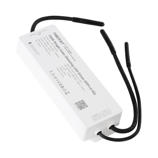 MiBOXER-WP1-P150V24 71438 DC Smart Wifi & RF 2.4Ghz & Push Dimming Power Supply Τροφοδοτικό SELV & Controller / Dimmer All in One AC100-240V σε DC 24V 1 x 6.25A 150W - Max 6.25A 150W - Αδιάβροχο IP67 Μ22.5 x Π7 x Υ3.5cm - 3 Years Warranty MiBOXER-WP1-P150V24 71438 DC Smart Wifi & RF 2.4Ghz & Push Dimming Power Supply Τροφοδοτικό SELV & Controller / Dimmer All in One AC100-240V σε DC 24V 1 x 6.25A 150W - Max 6.25A 150W - Αδιάβροχο IP67 Μ22.5 x Π7 x Υ3.5cm - 3 Years Warranty