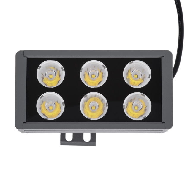 FLOODDANY 90376 Προβολέας Σποτ Wall Washer LED 24W 2760lm 5° DC 24V Αδιάβροχο IP65 Φυσικό Λευκό 4500K Dimmable - CREE XPE Chip - Γκρι Ανθρακί - Μ16 x Π9.5 x Υ7.5cm - 3 Χρόνια Εγγύηση - 6