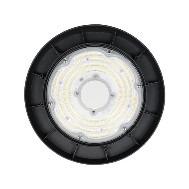 INDUSTRY 61501 LED UFO HIGH BAY 150W 275*SANAN OPTO CHIP 150lm/W 22500lm CRI≥80Ra SDCM<5 90° 85-265VAC 50/60Hz IP65 5000K TÜV SÜD CERTIFIED DRIVER - Μαύρο - Μ26.5 x Π26.5 x Υ15cm - 5 Χρόνια Εγγύηση - 5