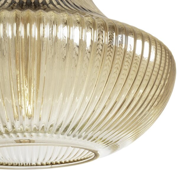 VERRE 206-0022 Μοντέρνο Κρεμαστό Φωτιστικό Οροφής με Ντουί 1 x E27 AC 220-240V IP20 - Mελί - Μ38 x Π38 x Υ34cm - 8