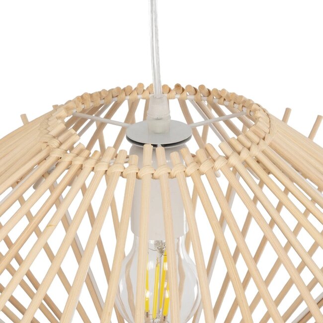 SASSO 999-0201 Boho Κρεμαστό Φωτιστικό Οροφής με Ντουί 1 x E27 AC 220-240V IP20 - Μπεζ - Μ50 x Π50 x Y23cm - 7