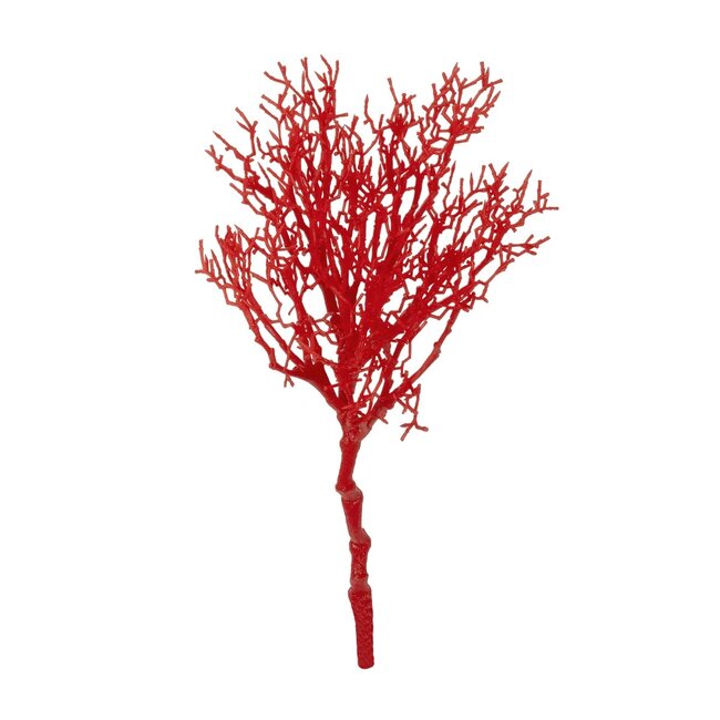 Artificial Garden RED CORAL BRANCH 21468 Τεχνητό Διακοσμητικό Κλαδί Κόκκινο Koράλι Y35cm