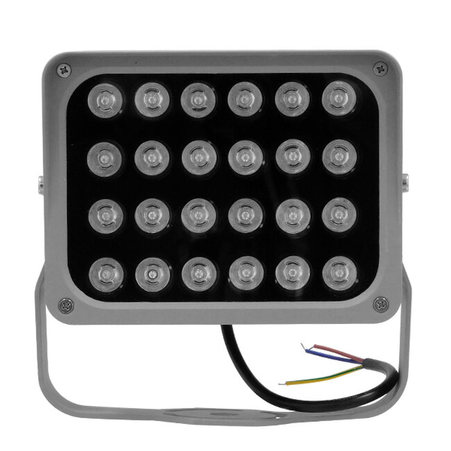 LED Προβολέας Αρχιτεκτονικού Φωτισμού 24W CREE 230v 2880lm Δέσμης 10° Μοιρών Αδιάβροχος IP67 Μπλε  05026 - 2