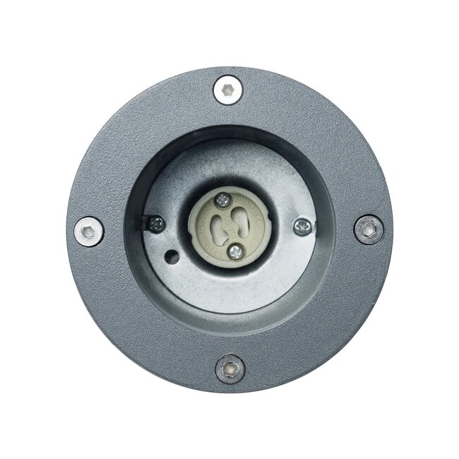 kelvo® GARDELINI KLV-101-0002-V2 Φωτιστικό Σποτ Τοίχου με Βάση για Λάμπα MR16 με Ντουί GU10 AC 220-240V Αδιάβροχο IP65 - Γκρι Ανθρακί Ματ - Μ10 x Π10 x Υ30cm - 5