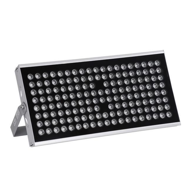 FLOOD-TENA 90223 Προβολέας Wall Washer για Φωτισμό Κτιρίων LED 150W 13500lm 10° AC 220-240V Αδιάβροχο IP65 L43.5 x W15.5 x H18cm Θερμό Λευκό 2700K - Ασημί - 3 Years Warranty
