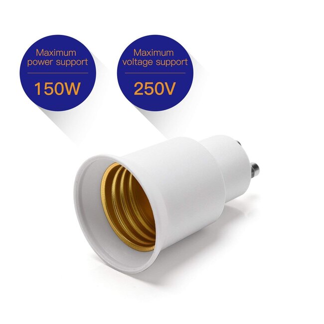 Πλαστικός Αντάπτορας από GU10 σε E27  78976 - 11