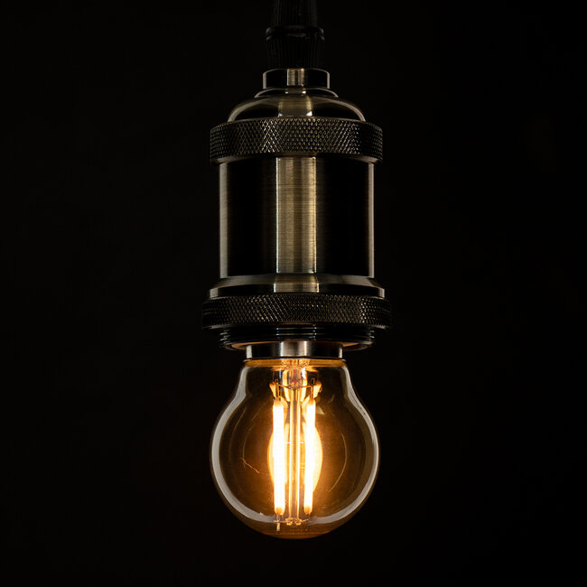 SPHERE 99034 Λάμπα E27 G45 LED 4W 350lm 360° AC 220-240V IP20 Ultra Θερμό Λευκό 2200K Dimmable - Long Filament Chip - Μελί - Μ4.5 x Π4.5 x Υ7.5cm - 3 Χρόνια Εγγύηση - 5