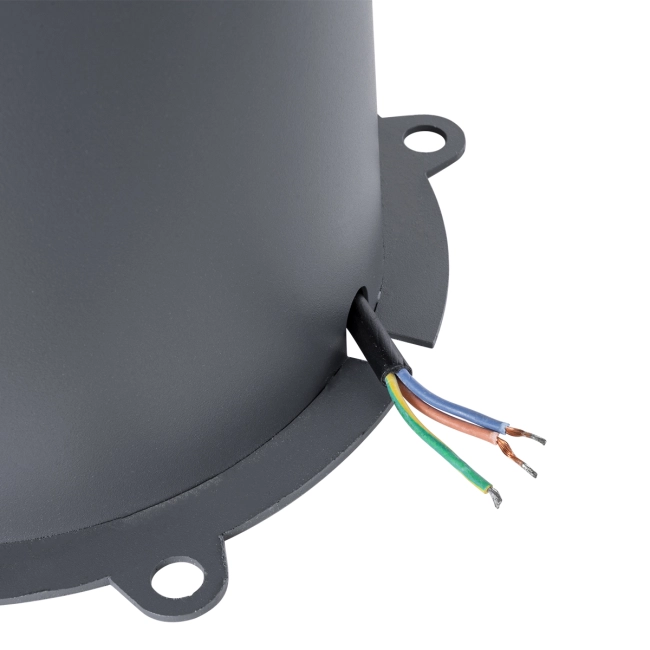 FLOOD-MILO 90738 Κινούμενος Προβολέας - Σποτ Φωτισμού Wall Washer για Φωτισμό Κτιρίων LED 24W 2280lm 10° AC 220-240V Αδιάβροχο IP67 Φ22 x Υ30cm Φυσικό Λευκό 4500K - Γκρι Ανθρακί - 3 Χρόνια Εγγύηση - 8