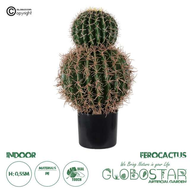 Artificial Garden FEROCACTUS 20136 Τεχνητό Διακοσμητικό Φυτό Φερόκακτος Υ55cm Artificial Garden FEROCACTUS 20136 Τεχνητό Διακοσμητικό Φυτό Φερόκακτος Υ55cm