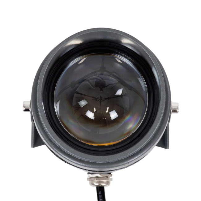 SPOTXENIA 90632 Σποτ Φωτισμου με Αντιθαμβωτική Γρίλια LED 16W 1760lm 3° DC 24V Αδιάβροχο IP65 Θερμό Λευκό 2700K Dimmable - Bridgelux COB Chip - Γκρι Ανθρακί - Μ9 x Π9 x Υ12cm - 3 Χρόνια Εγγύηση