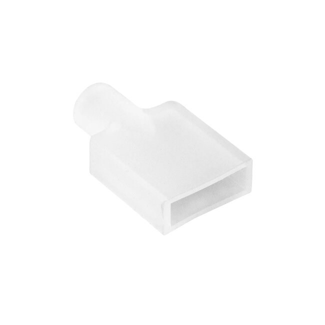 kelvo® NEONPRO KLV-101-0063 Τάπα Σύνδεσης Τροφοδοσίας για Neon Flex Αδιάβροχο IP65 - Μ2.4 x Π0.8 x Υ1.4cm - 2