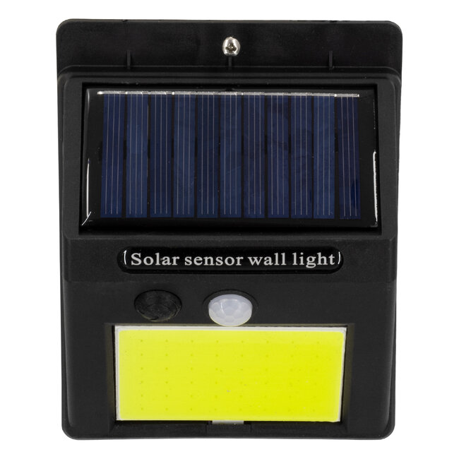 71495 Αυτόνομο Ηλιακό Φωτιστικό LED COB 10W 1000lm με Ενσωματωμένη Μπαταρία 1200mAh - Φωτοβολταϊκό Πάνελ με Αισθητήρα Ημέρας-Νύχτας και PIR Αισθητήρα Κίνησης IP65 Ψυχρό Λευκό 6000K - 8