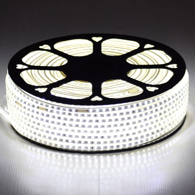 70500 Slim Ταινία Μονής Σειράς Epistar LED SMD 2835 1m 12W/m 96LED/m 1680lm/m 120° DC 230V Αδιάβροχη IP68 Ψυχρό Λευκό 6000K Dimmable - 2