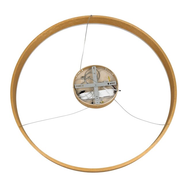 kelvo® VENOM KLV-101-0192 Κρεμαστό Φωτιστικό Οροφής LED 67W 6700lm 120° AC 220-240V IP20 Ρυθμιζόμενο Λευκό CCT με Χειριστήριο από 2700K έως 6000K Dimmable - Lumileds SMD Chip - Χρυσό Πλατίνα - Μ80 x Π80 x Υ6.5cm - 3 Χρόνια Εγγύηση - 8