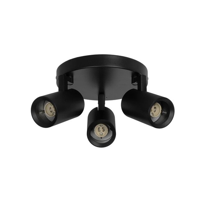 kelvo® SPOTA KLV-101-0144 Μοντέρνο Κινούμενο Φωτιστικό Σποτ Οροφής με Ντουί 3 x GU10 90° AC 220-240V IP20 - Μαύρο Ματ - Μ19 x Π19 x Υ14cm - 4 kelvo® SPOTA KLV-101-0144 Μοντέρνο Κινούμενο Φωτιστικό Σποτ Οροφής με Ντουί 3 x GU10 90° AC 220-240V IP20 - Μαύρο Ματ - Μ19 x Π19 x Υ14cm - 4