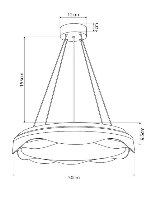 LOTUS GLB-101-0101 Μοντέρνο Κρεμαστό Φωτιστικό Οροφής LED 72W 7200lm 120° AC 220-240V IP20 Ρυθμιζόμενο Λευκό CCT με Χειριστήριο από 2700K έως 6000K Dimmable - Lumileds SMD Chip - Λευκό Ματ - Μ50 x Π50 x Υ9.5cm - 3 Χρόνια Εγγύηση - 6
