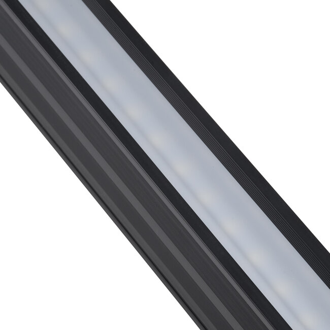 OFFICE 61023-1 Γραμμικό Κρεμαστό Φωτιστικό Linear LED CCT 18W 2230lm 120° AC 220-240V Μ120 x Π2 x Υ4cm Ψυχρό Λευκό 6000K - Μαύρο - 7