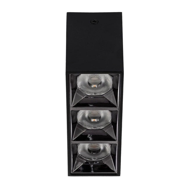  LUMINAR 60324 Downlight Σποτ LED 12W 1680lm 36° AC 220-240V IP20 Φυσικό Λευκό 4500K - Osram SMD Chip & TÜV SÜD Driver - Μαύρο Ματ - Μ11.8 x Π4.2 x Υ6.6cm - 5 Χρόνια Εγγύηση - 7
