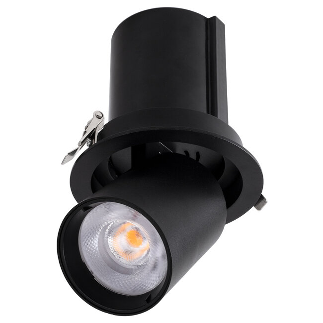 VIRGO-B 60313 Χωνευτό LED Spot Downlight TrimLess Φ13.5cm 20W 2500lm 36° AC 220-240V IP20 Φ13.5cm x Υ14cm - Στρόγγυλο - Μαύρο - Θερμό Λευκό 2700K - Bridgelux COB - 5 Years Warranty VIRGO-B 60313 Χωνευτό LED Spot Downlight TrimLess Φ13.5cm 20W 2500lm 36° AC 220-240V IP20 Φ13.5cm x Υ14cm - Στρόγγυλο - Μαύρο - Θερμό Λευκό 2700K - Bridgelux COB - 5 Years Warranty