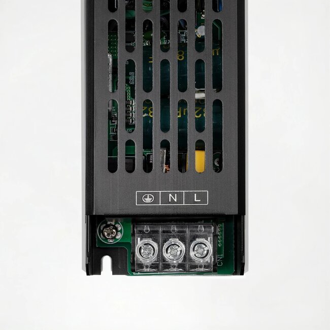 kelvo® ILUMA KLV-107-0015 Slim Τροφοδοτικό/Μετασχηματιστής Class I PELV 200W 8.3A AC 220-240V σε DC 24V IP20 - Γκρι Ανθρακί Ματ - Μ18.5 x Π5.9 x Υ2.8cm - 5 Χρόνια Εγγύηση - 3