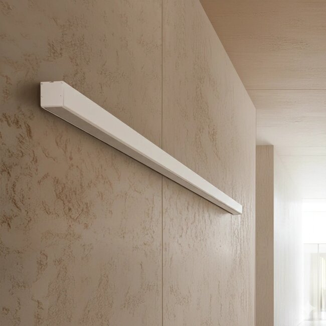 kelvo® ORION KLV-101-0363-V3 Γραμμικό Φωτιστικό Τοίχου / Απλίκα LED 72W 7200lm 120° AC 220-240V IP20 Ρυθμιζόμενο Λευκό CCT με Χειριστήριο από 2700K έως 6000K Dimmable - Lumileds SMD Chip - Λευκό Ματ - Μ120 x Π5 x Υ7.5cm - 3 Χρόνια Εγγύηση