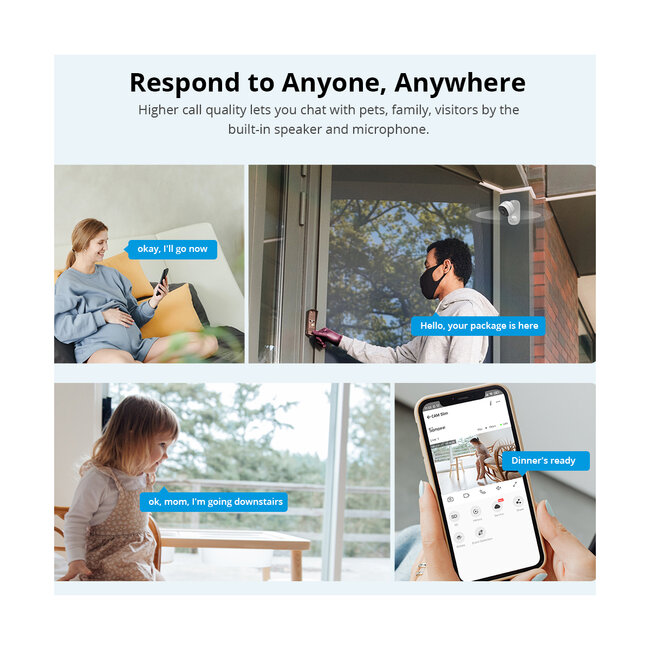 80105 SONOFF S-CAM Slim Smart Home Security Camera WiFi 2.4GHz 1080P 130° Two Way Audio - Local & Cloud Storage - Nigh Vision - Motion Detection - Motion Alarm DC 5V 1A - 6
