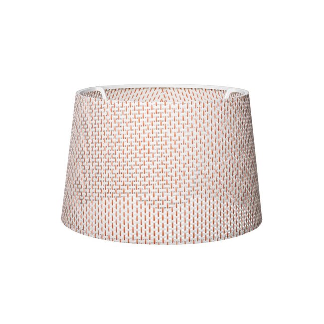 COVER 203-0263 Μοντέρνο Φωτιστικό Καπέλο Μπέζ Διάτρητο Ύφασμα - Μ38 x Π38 x Υ30cm