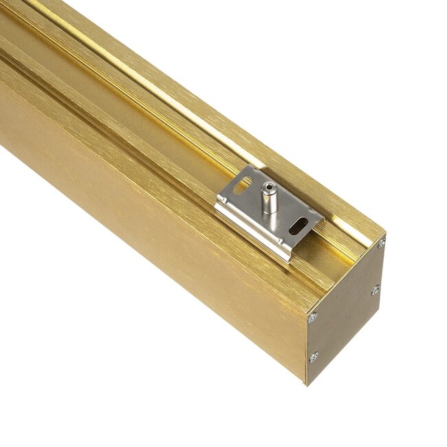 kelvo® ORION KLV-101-0364-V2 Γραμμικό Φωτιστικό Οροφής LED 72W 7200lm 120° AC 220-240V IP20 Ρυθμιζόμενο Λευκό CCT με Χειριστήριο από 2700K έως 6000K Dimmable - Lumileds SMD Chip - Χρυσό Πλατίνα - Μ120 x Π5 x Υ7cm - 3 Χρόνια Εγγύηση - 9