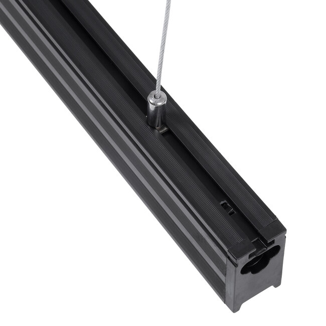OFFICE 61023-1 Γραμμικό Κρεμαστό Φωτιστικό Linear LED CCT 18W 2230lm 120° AC 220-240V Μ120 x Π2 x Υ4cm Ψυχρό Λευκό 6000K - Μαύρο - 6