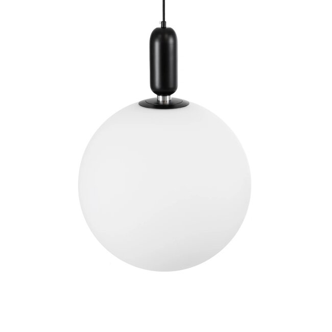 kelvo® ESTETICO KLV-101-0381 Κρεμαστό Φωτιστικό Οροφής για Λάμπα με Ντουί E27 AC 220-240V IP20 - Μαύρο Ματ & Λευκό - Μ40 x Π40 x Υ58cm - 6