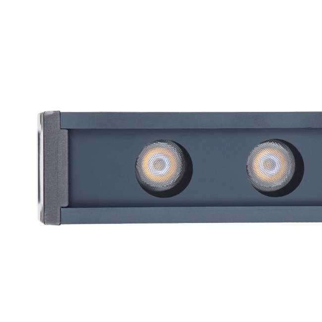 WASHERMARGO 90180 Μπάρα Φωτισμού Wall Washer LED 6W 690lm 30° DC 24V Αδιάβροχο IP65 Φυσικό Λευκό 4500K Dimmable - Bridgelux SMD Chip - Γκρι Ανθρακί - Μ30 x Π4 x Υ5cm - 3 Χρόνια Εγγύηση - 8