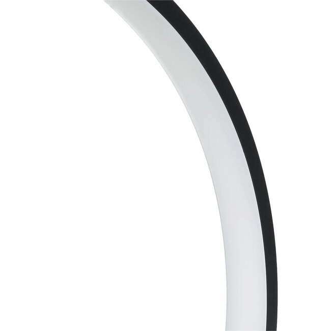 LUNEA GLB-103-0009 Φωτιστικό Κολωνάκι Κήπου LED 15W 1350lm 120° AC 220-240V Αδιάβροχο IP65 Θερμό Λευκό 2700K - Sanan SMD Chip - Μαύρο Ματ - Μ45 x Π7 x Υ50cm - 3 Χρόνια Εγγύηση - 10