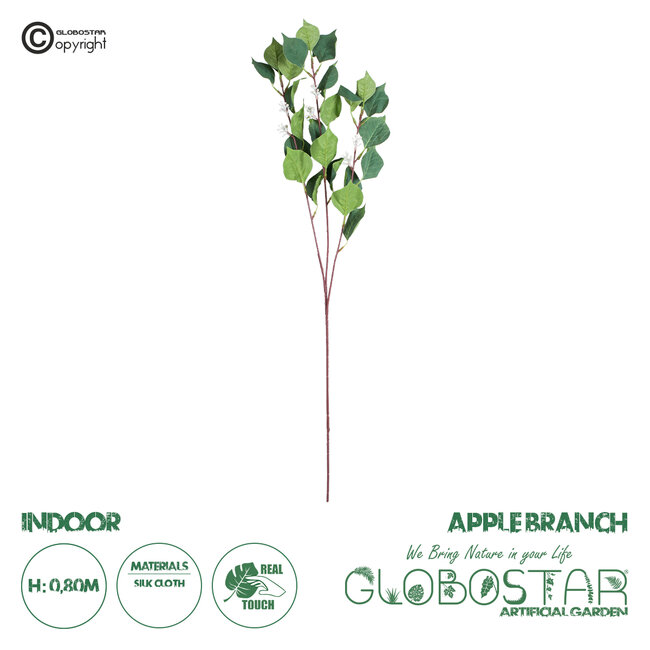 Artificial Garden APPLE BRANCH 20261 Τεχνητό Διακοσμητικό Κλαδί Μηλιάς Π25 x Υ80cm