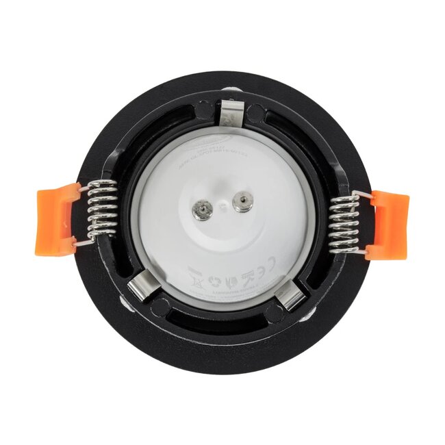 kelvo® OMICRON KLV-101-0034 Χωνευτό Φωτιστικό Downlight Σποτ για Λάμπα MR16 με Ντουί GU10 AC 220-240V IP20 - Μαύρο Ματ - Μ8.5 x Π8.5 x Υ3cm / Q7.5cm - 5