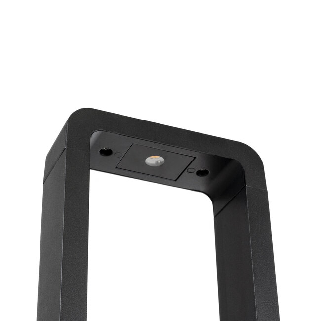 BACKYARD 90546 Φωτιστικό Κήπου - Κολωνάκι Αρχιτεκτονικού Φωτισμού Εξωτερικού Χώρου LED 15W 1500lm 120° AC 220-240V - Αδιάβροχο IP65 - Σώμα Αλουμινίου & ABS - Μ16 x Π5.5 x Υ58cm - Θερμό Λευκό 2700K - Μαύρο - 2 Χρόνια Εγγύηση - 5