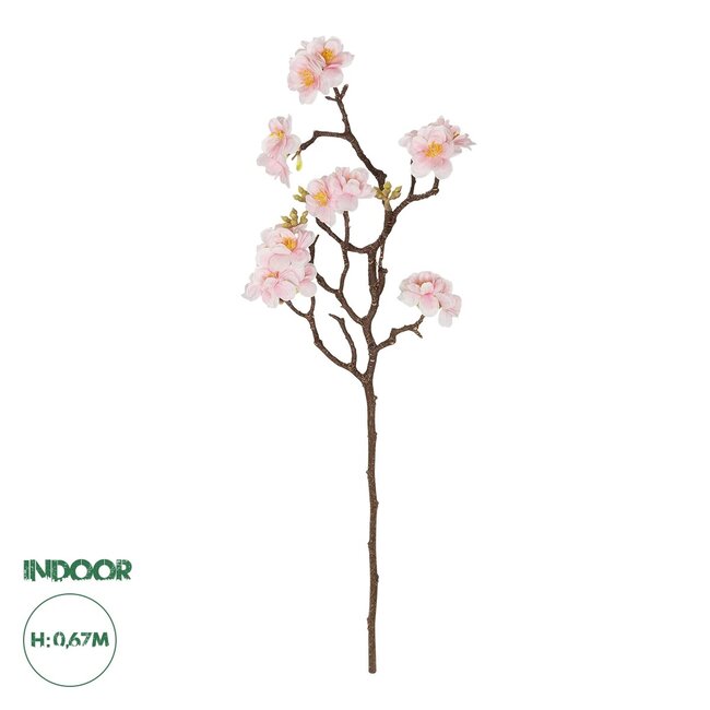 Artificial Garden PINK CHERRY BLOSSOM BRANCH 21454 Τεχνητό Διακοσμητικό Κλαδί Ροζ Κερασίας Y67cm