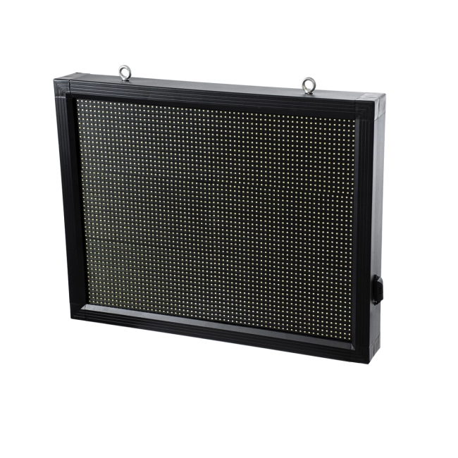 DISPLAY 90800 Κυλιόμενη Ψηφιακή Επιγραφή 64x48cm P10 Μονής Όψης LED AC 220-240V Αδιάβροχο IP65 Ψυχρό Λευκό 6000K - WiFi Control μέσω FK APP - Αισθητήρας Θερμοκρασίας & Υγρασίας - Μ72 x Π9 x Υ56cm - 2 Χρόνια Εγγύηση