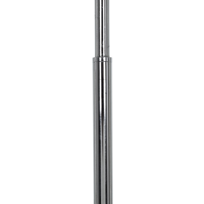 VERSA 00831 Μοντέρνο Φωτιστικό Δαπέδου Μονόφωτο Μεταλλικό Ασημί με Λευκή Μαρμάρινη Βάση Φ14.5 x Υ155cm - 7