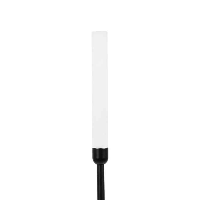 REED GLB-103-0006 Φωτιστικό Κολωνάκι Κήπου με Καρφωτή Βάση LED 2W 180lm 360° DC 24V Αδιάβροχο IP65 Θερμό Λευκό 2700K - Sanan SMD Chip - Μαύρο Ματ - Μ2 x Π2 x Υ100cm - 3 Χρόνια Εγγύηση - 4