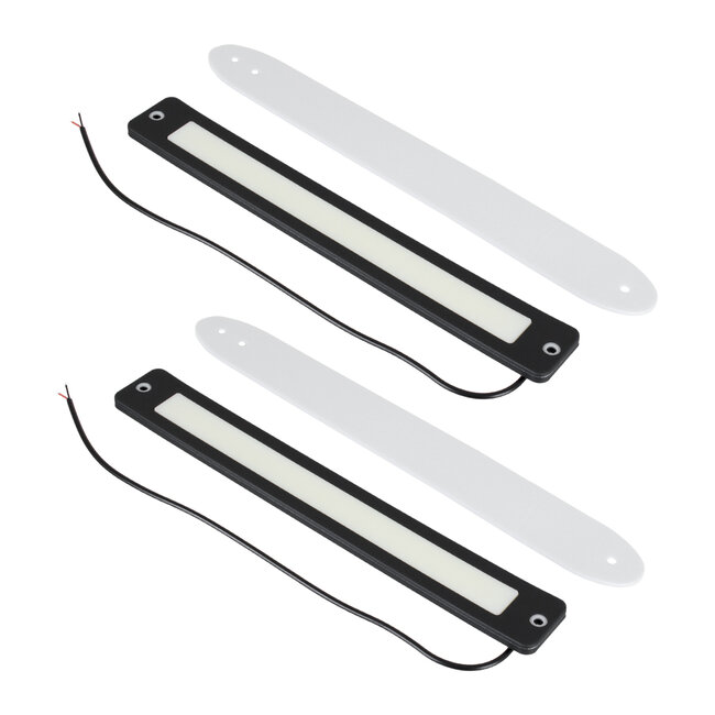 81722 Σετ 2 Μπάρες DRL LED CREE COB 24W 3600lm 120° DC 12V Αδιάβροχες IP65 Ψυχρό Λευκό 6000K - 5