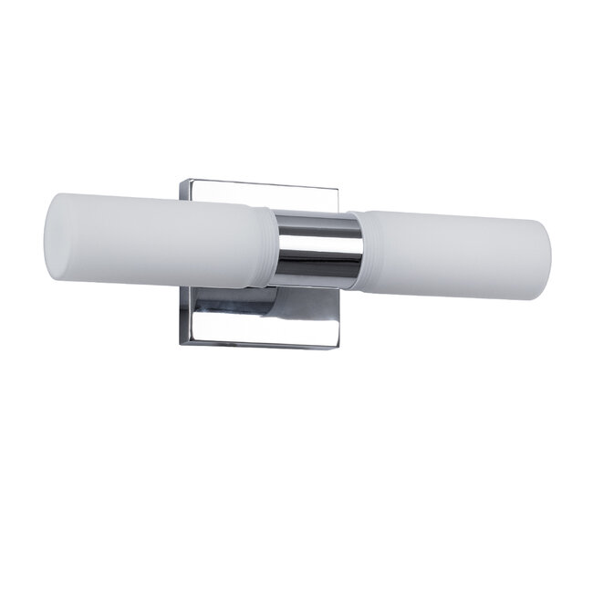 ANAIS 60410 Μοντέρνο Φωτιστικό Τοίχου - Απλίκα Καθρέπτη Μπάνιου - Πίνακα 2 x G9 270° AC 220-240V IP44 Μ34 x Π12 x Υ11cm - Φυσικό Λευκό 4500K - Χρώμιο Νίκελ