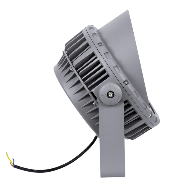 FLOODMENA 90646 Προβολέας Σποτ Wall Washer με Αντιθαμβωτική Γρίλια LED 48W 4320lm 30° AC 220-240V Αδιάβροχο IP65 Θερμό Λευκό 2700K - Bridgelux SMD Chip - Γκρι Ανθρακί - Μ25 x Π25 x Υ18cm - 3 Χρόνια Εγγύηση - 4