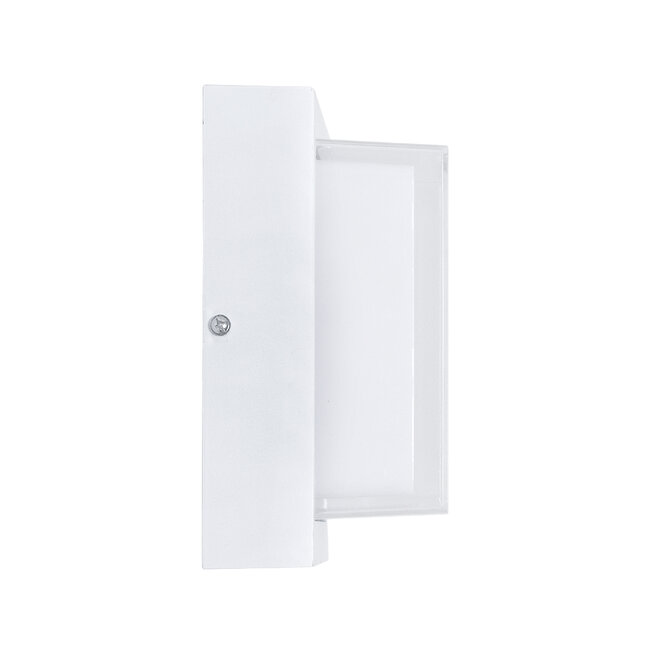 NEXUS 60769 Φωτιστικό Τοίχου - Απλίκα Αρχιτεκτονικού Φωτισμού Εσωτερικού/Εξωτερικού Χώρου Up or Down LED 10W 1050lm 120° AC175-265V Αδιάβροχο IP65 - Πλαστικό Σώμα - Φυσικό λευκό 4500K - Μ17 x Π17 x Υ9cm - Λευκό - Bridgelux Chip - 3 Χρόνια Εγγύηση