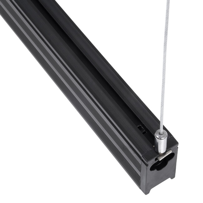 OFFICE 61023-1 Γραμμικό Κρεμαστό Φωτιστικό Linear LED CCT 18W 2230lm 120° AC 220-240V Μ120 x Π2 x Υ4cm Ψυχρό Λευκό 6000K - Μαύρο - 5