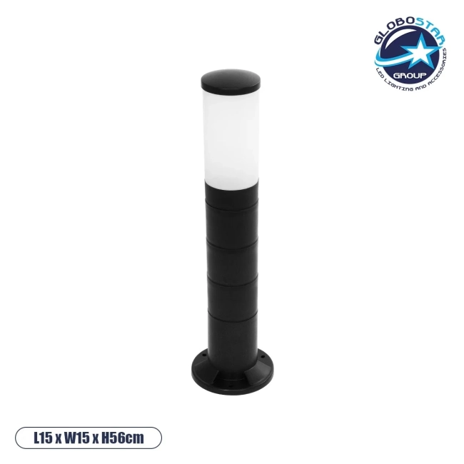 GARDENIO 203-0251 Μοντέρνο Επιδαπέδιο Φωτιστικό Κολωνάκι Κήπου Μονόφωτο 1 x E27 IP44 Μαύρο Πλαστικό - Μ15 x Π15 x Υ56cm GARDENIO 203-0251 Μοντέρνο Επιδαπέδιο Φωτιστικό Κολωνάκι Κήπου Μονόφωτο 1 x E27 IP44 Μαύρο Πλαστικό - Μ15 x Π15 x Υ56cm