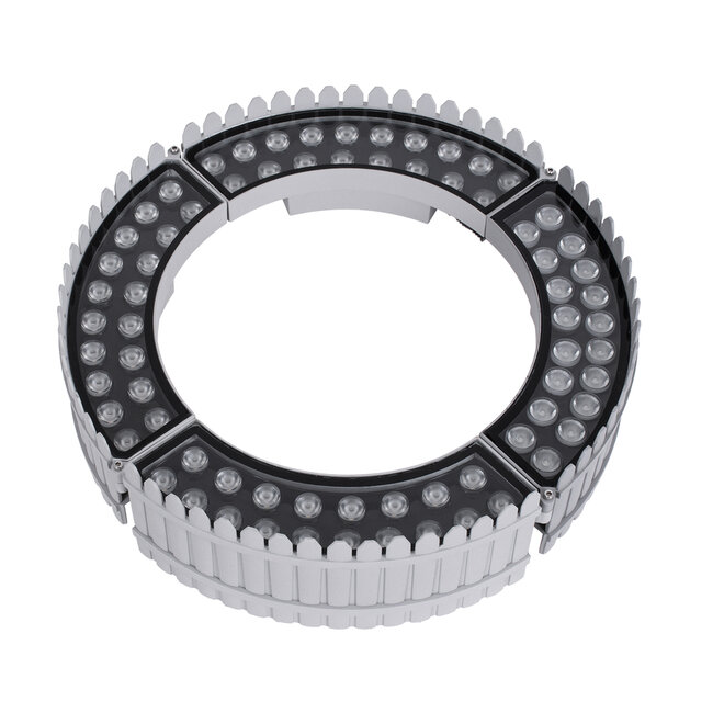 TREELIGHT-JINA 90692 Κυρτή Μπάρα Φωτισμού Wall Washer με Αντιθαμβωτική Γρίλια Ειδική για Φυτά - Δέντρα LED 18W 1530lm 10° DC 24V Αδιάβροχο IP67 L29 x W11 x H10.5cm RGBW DMX512 - Γκρι - 3 Years Warranty - 8